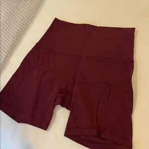 Red Align Shorts